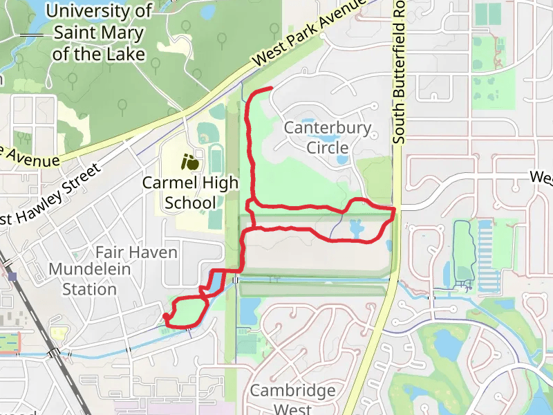 Hanrahan Park and Canterbury Park Loop