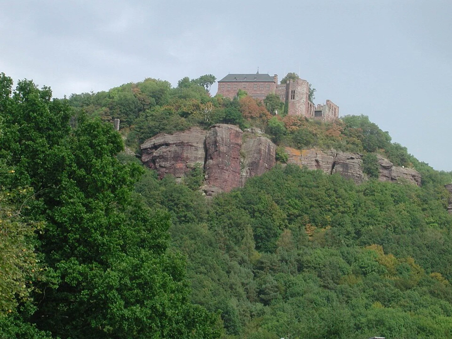 An image depicting the trail Effelsley and Affenfelsen via Bintsandsteinroute and its surrounding area.