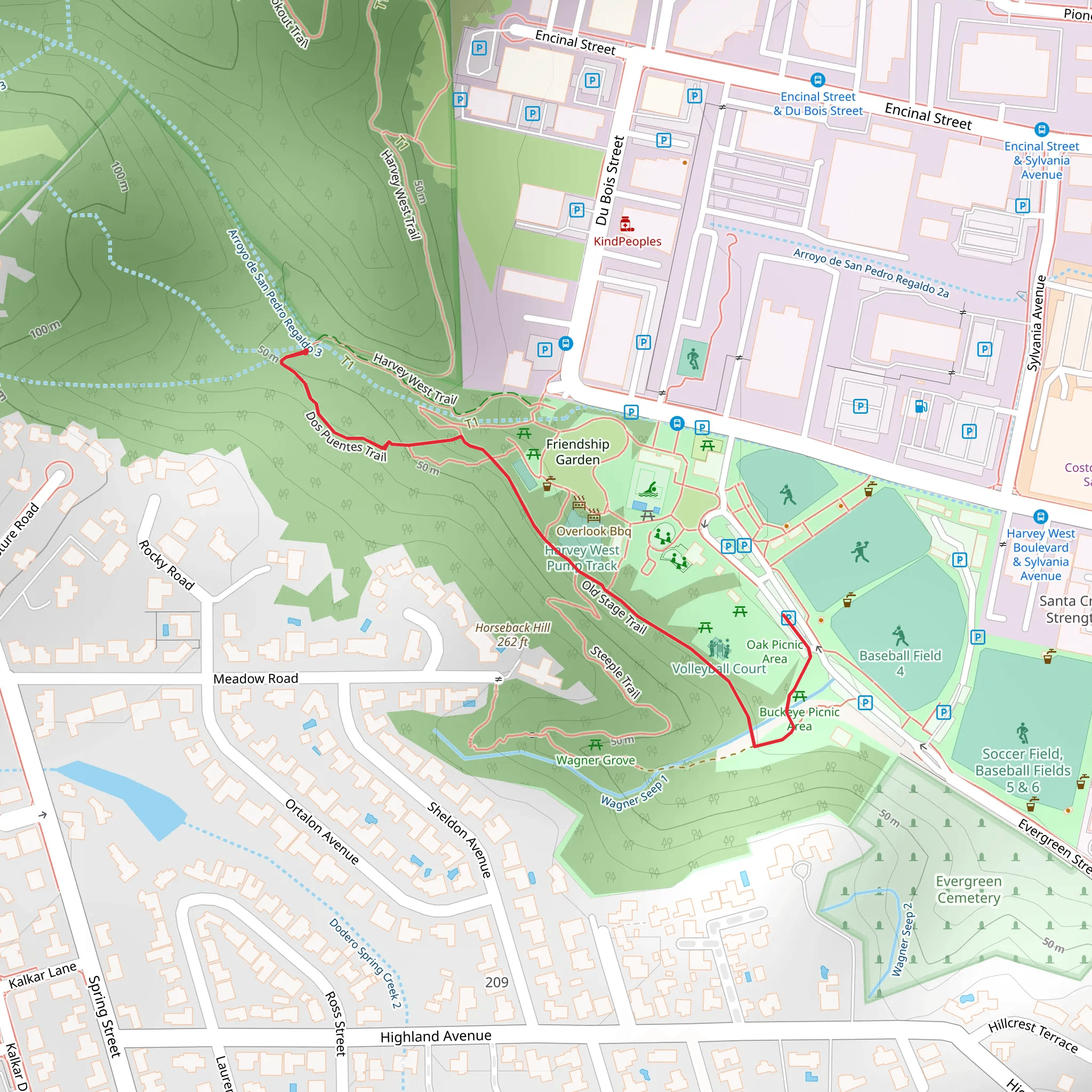 Old Stage Trail mobile static map