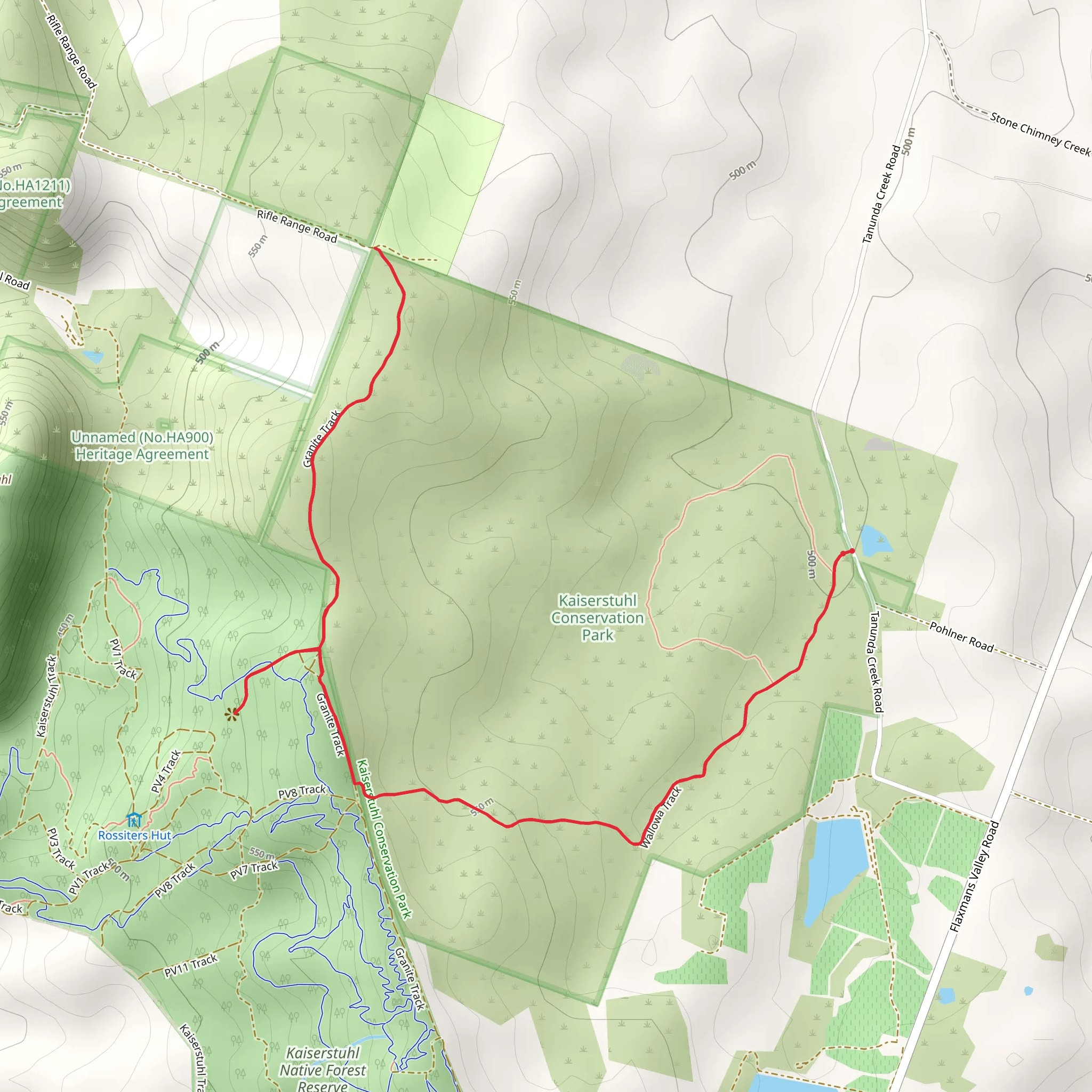 Stringybark Walk mobile static map