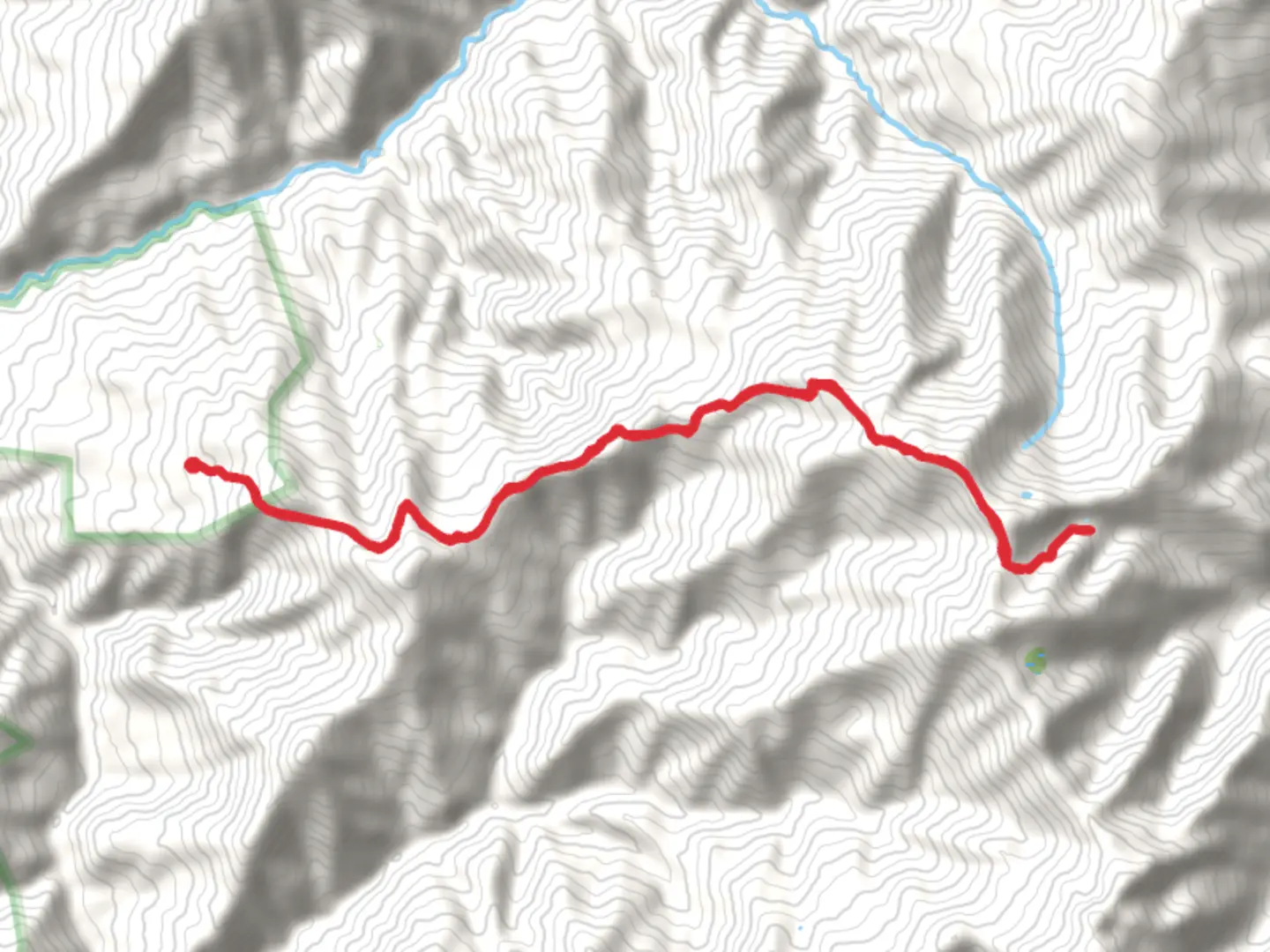 An image depicting the trail Jim Jam Trail and its surrounding area.
