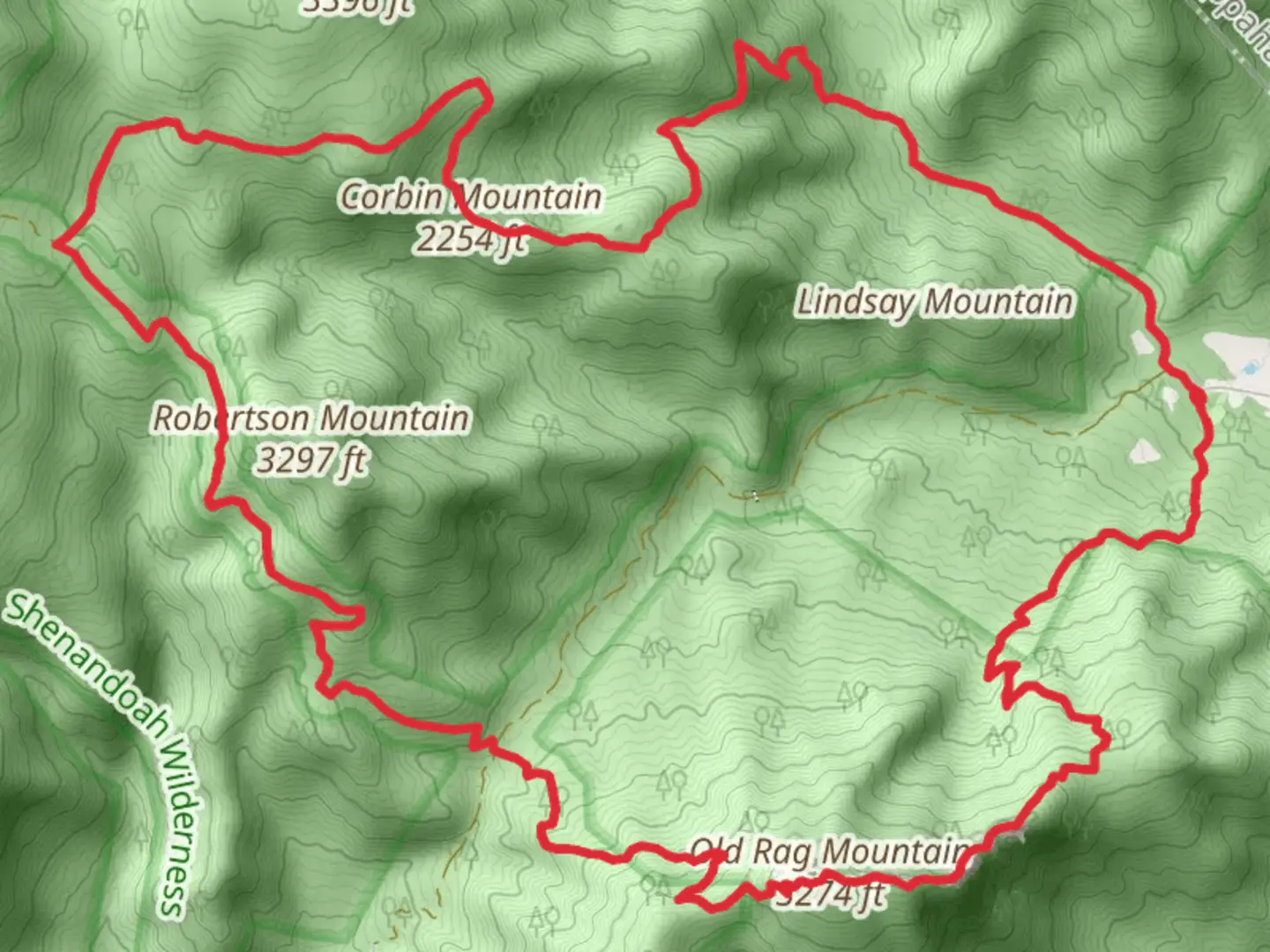 Ridge, Old Rag Mountain and Corbin Mountain Loop Trail | Madison