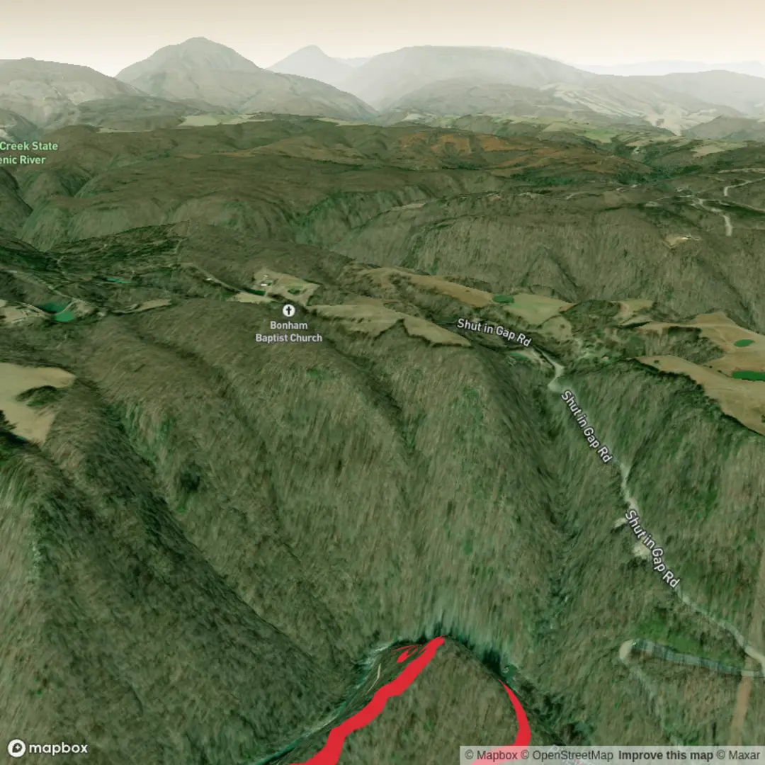An image depicting the trail Twin Rocks Overlook Loop and its surrounding area.