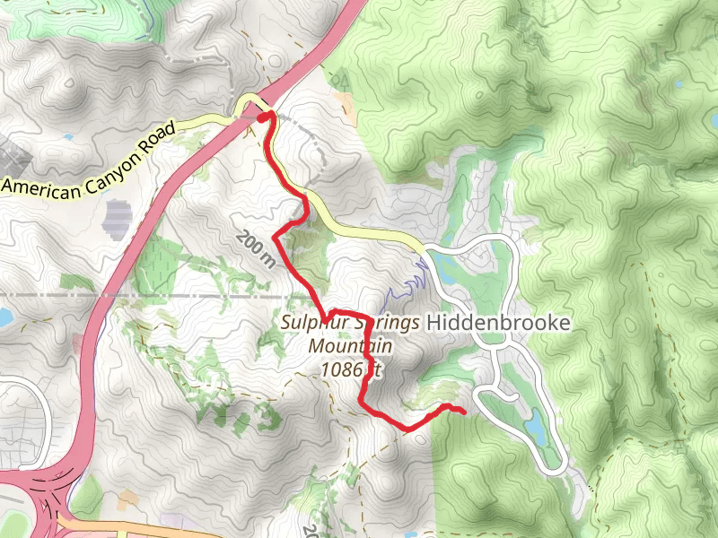 Sulphur Springs Mountain - Hiddenbrooke Trail