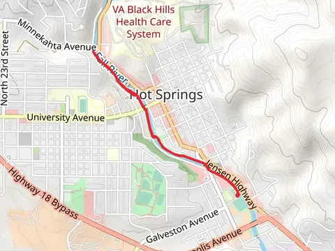 Freedom Trail and Hot Springs River Walk