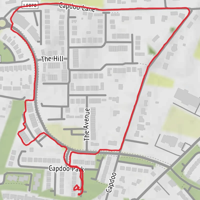 County Kildare Walking mobile static map