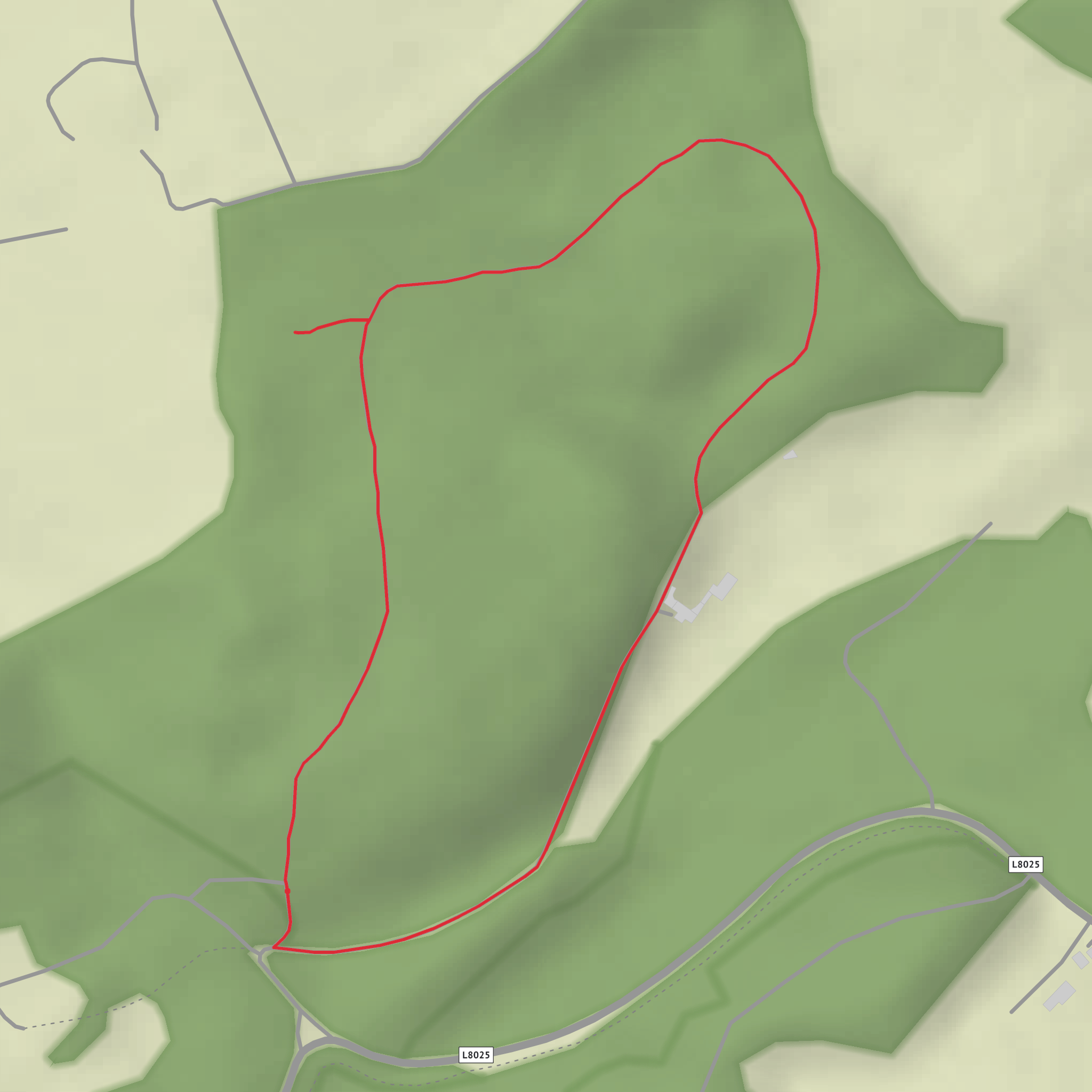 Castle Freke Woods and Wart Well Loop mobile static map