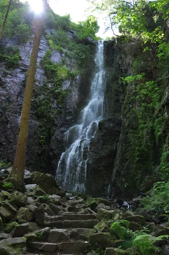 Burgbachwasserfall and River Wolf Loop