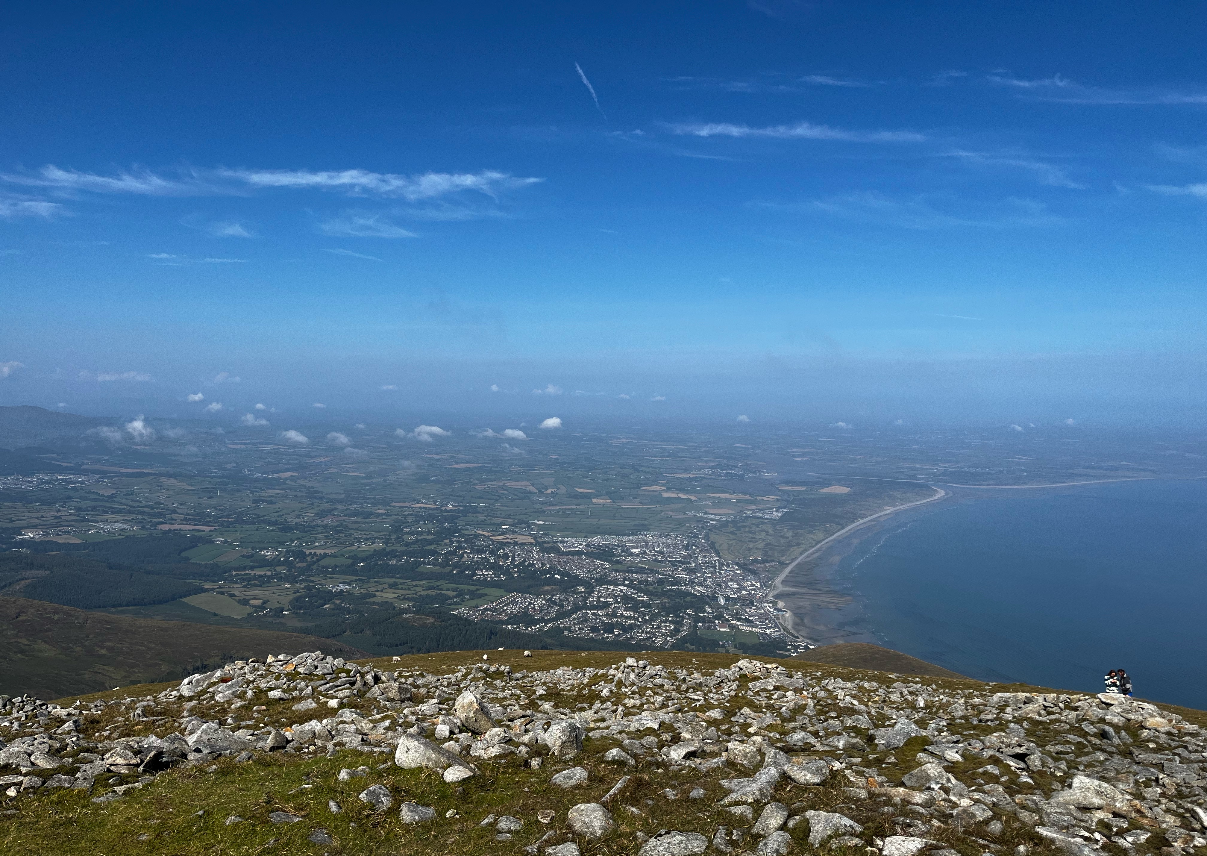 A map preview of the recording Donard Car Park Via Granite trails to Donard..