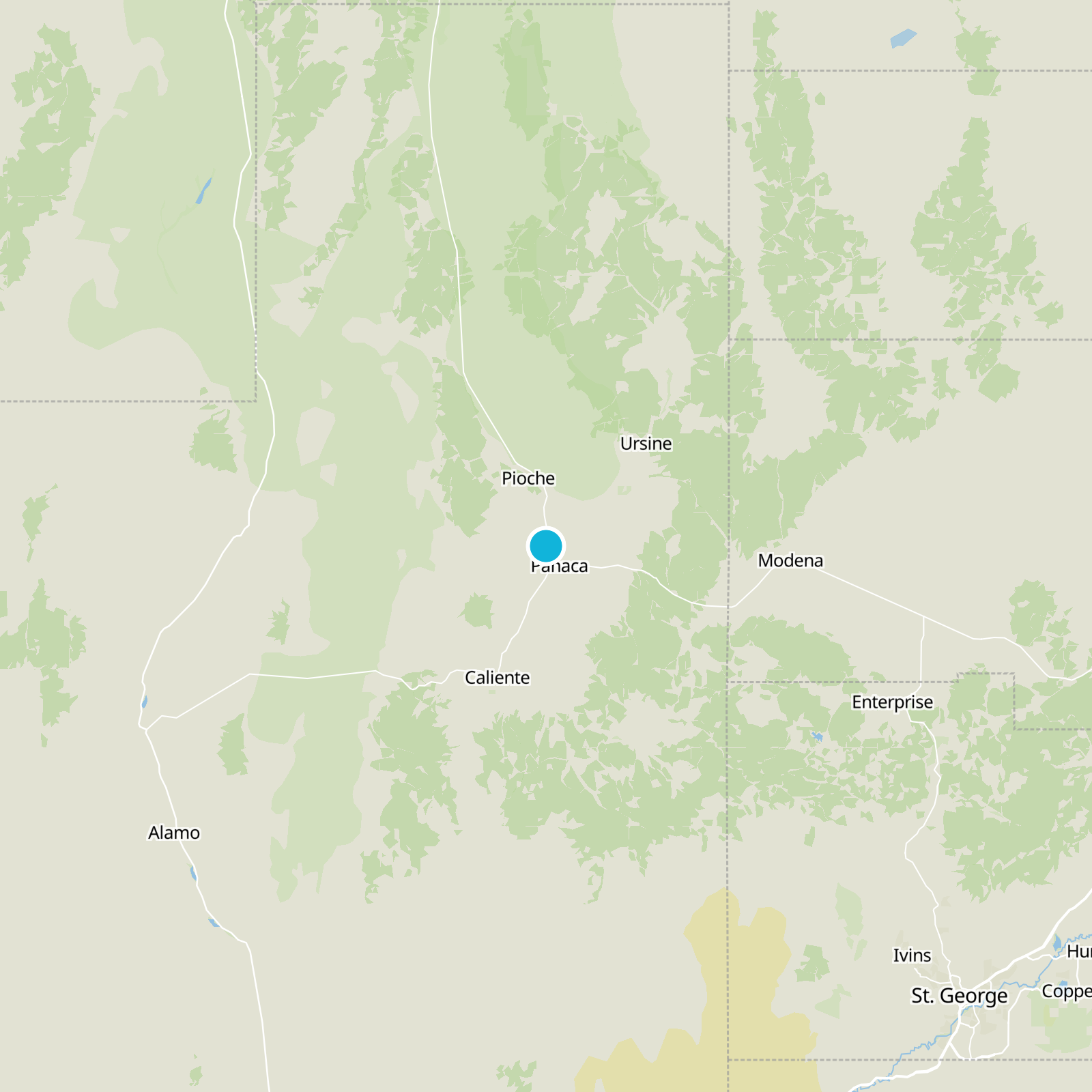 Lincoln County Static Map