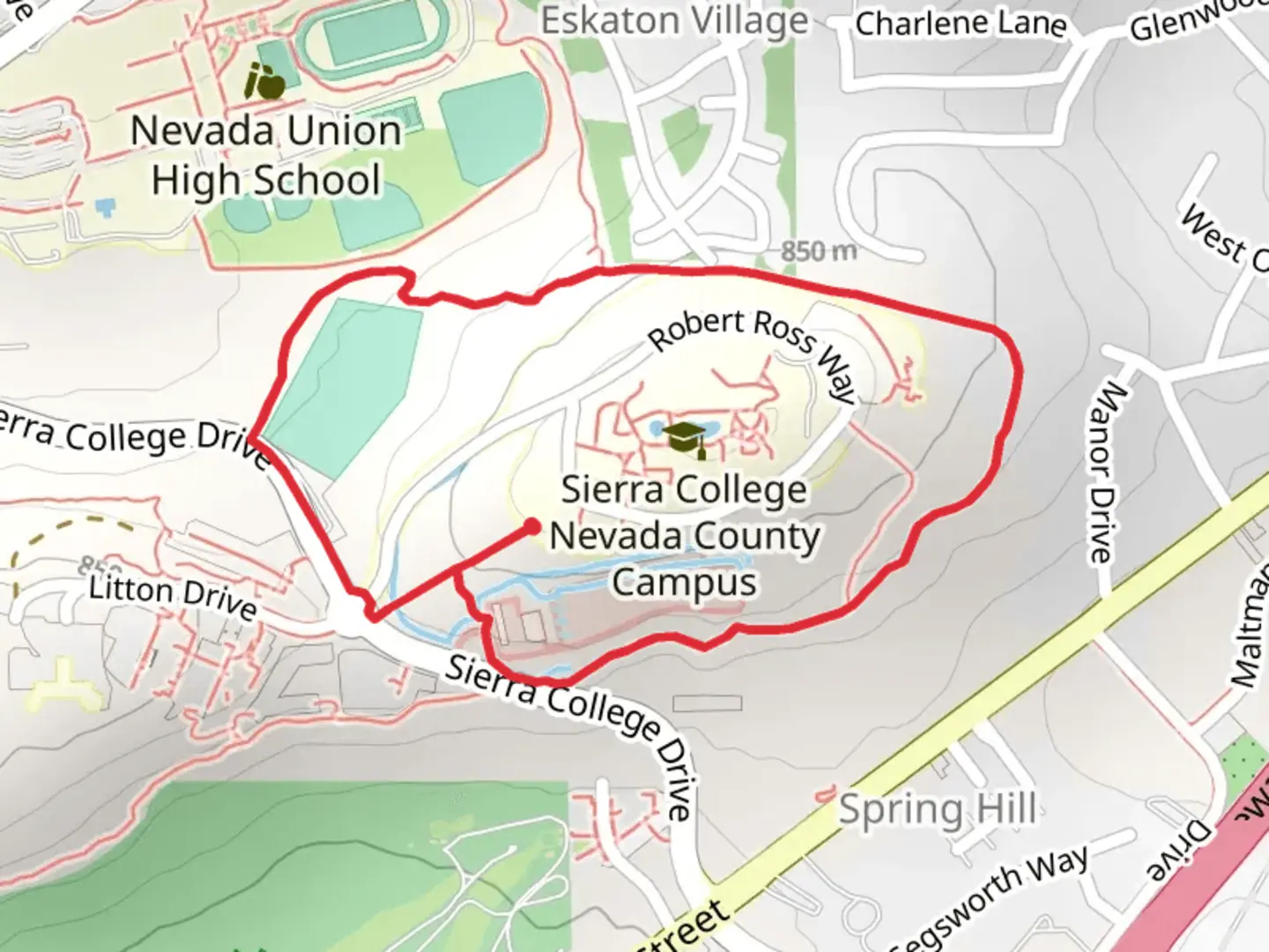 An image depicting the trail Litton Loop Trail and its surrounding area.