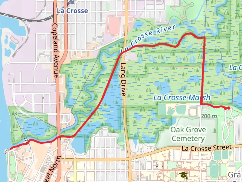 Grand Crossing Trail and Vietnam Veterans Trail