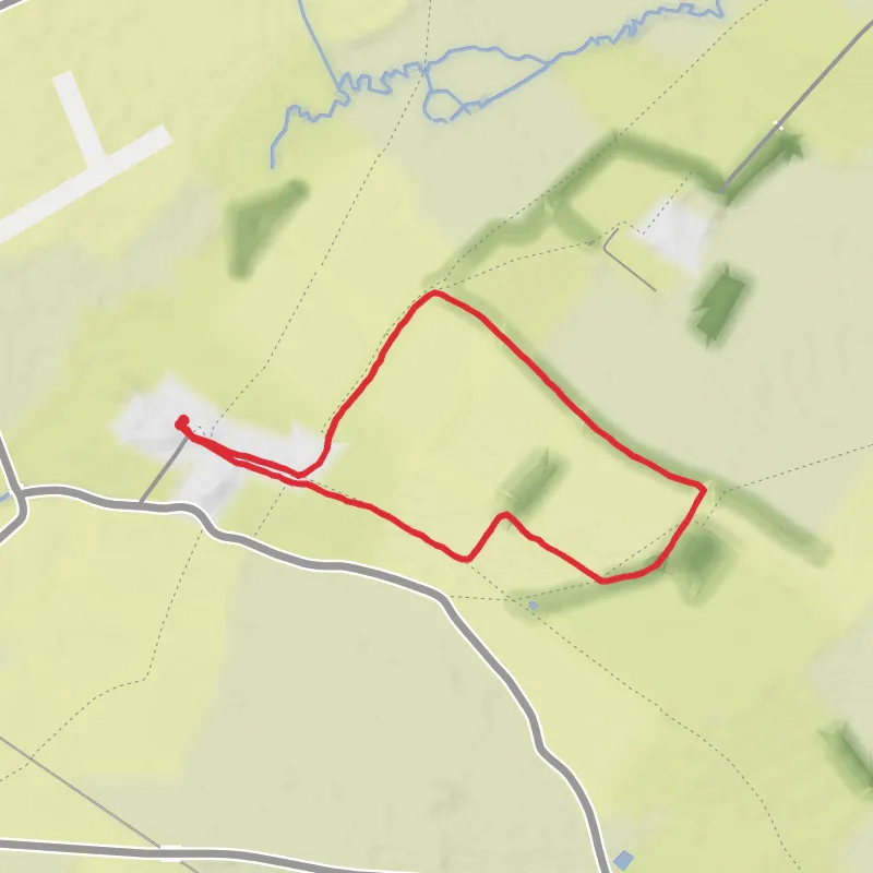 Hike from Haddenham mobile static map
