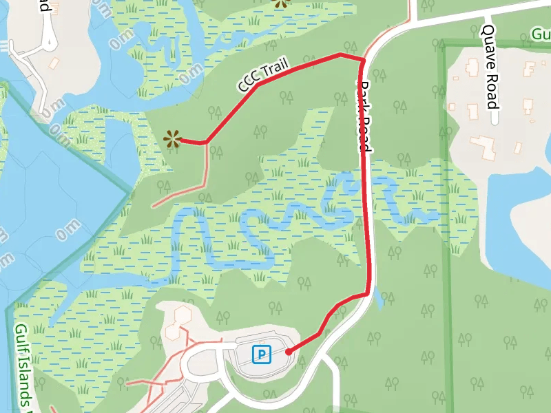 CCC Trail Out and Back