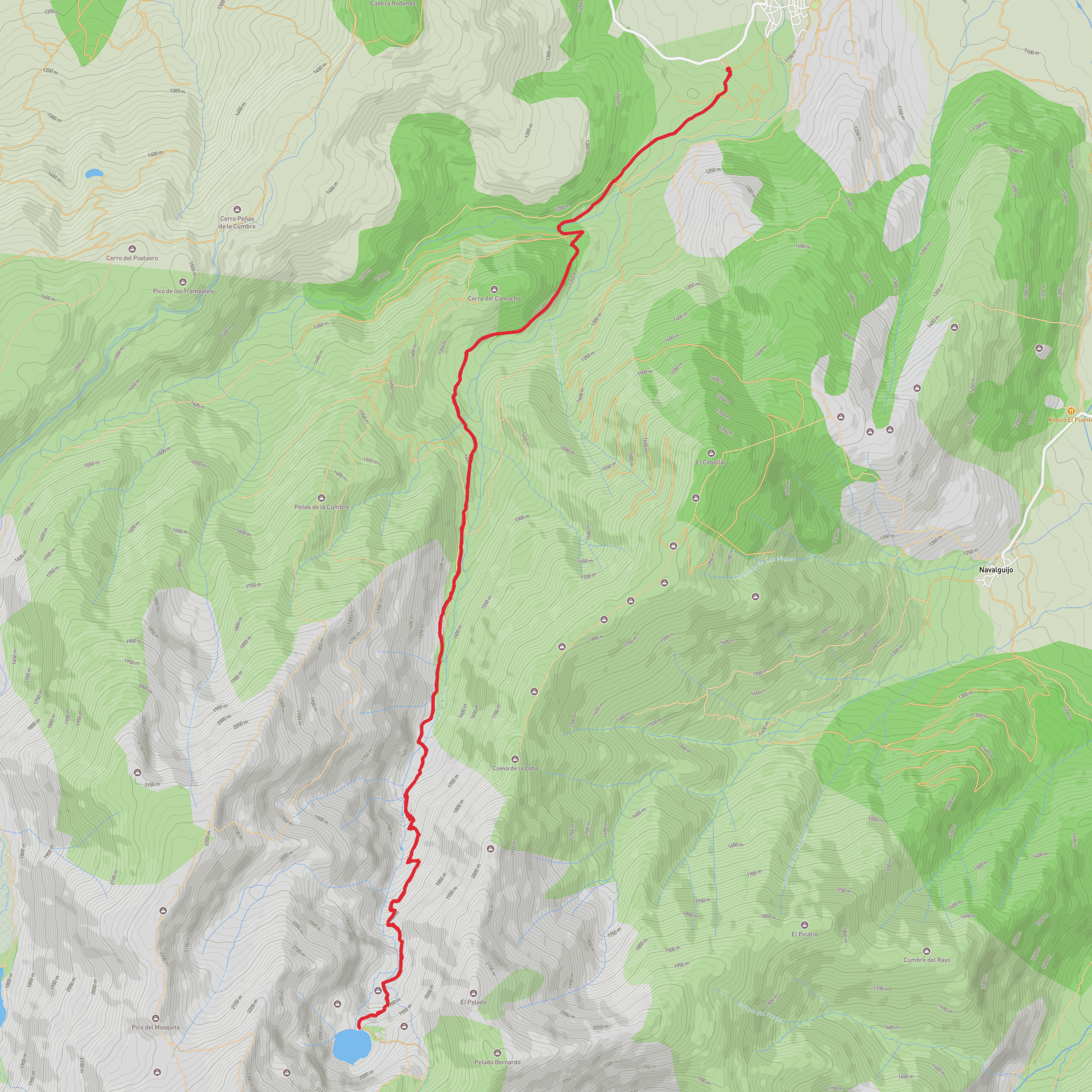 Laguna de la Nava mobile static map