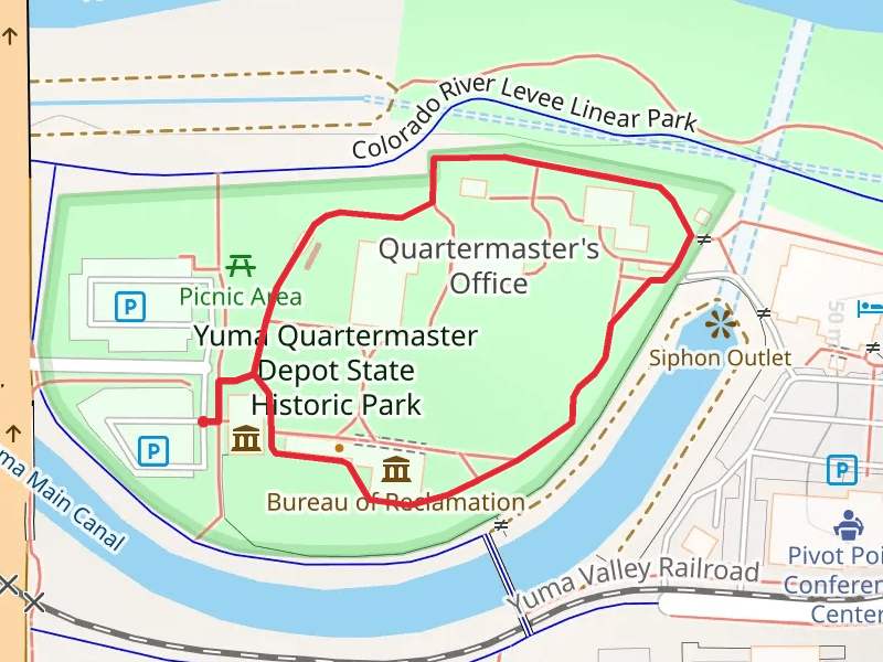 Yuma Quartermaster Depot State Historic Park Loop
