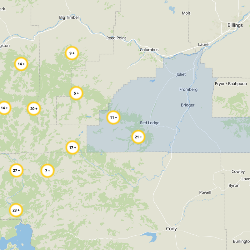 Carbon County Static Map