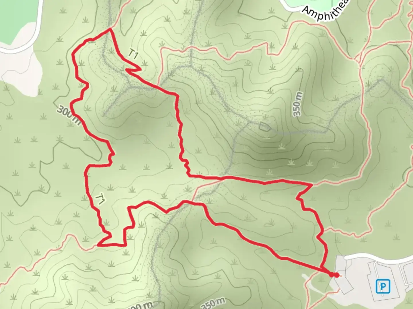 An image depicting the trail Rainbow Valley, Quail and Baseline Loop Trail and its surrounding area.