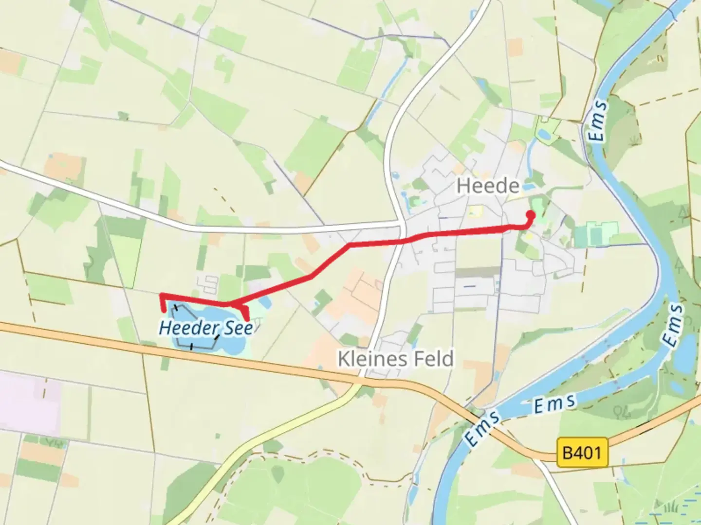 An image depicting the trail Heeder See Walk and its surrounding area.