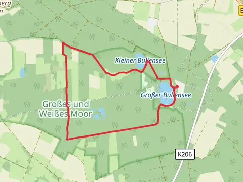 Grosser Bullensee via Kleine Moorrunde Rotenburg