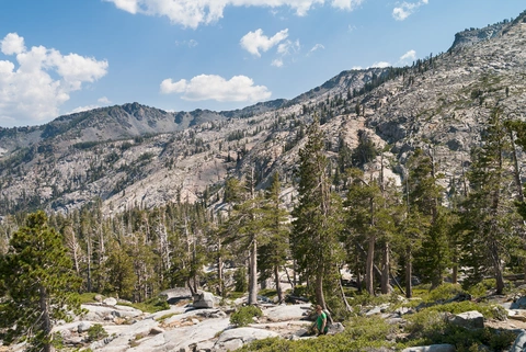 Lake no 3 and Barret Lake via Red Peak Trail and Two Peaks Trail