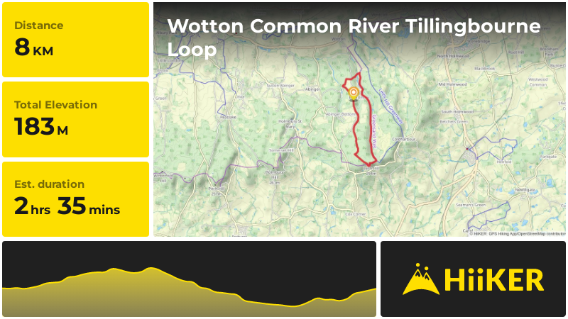 Wotton Common River Tillingbourne Loop | Surrey | England