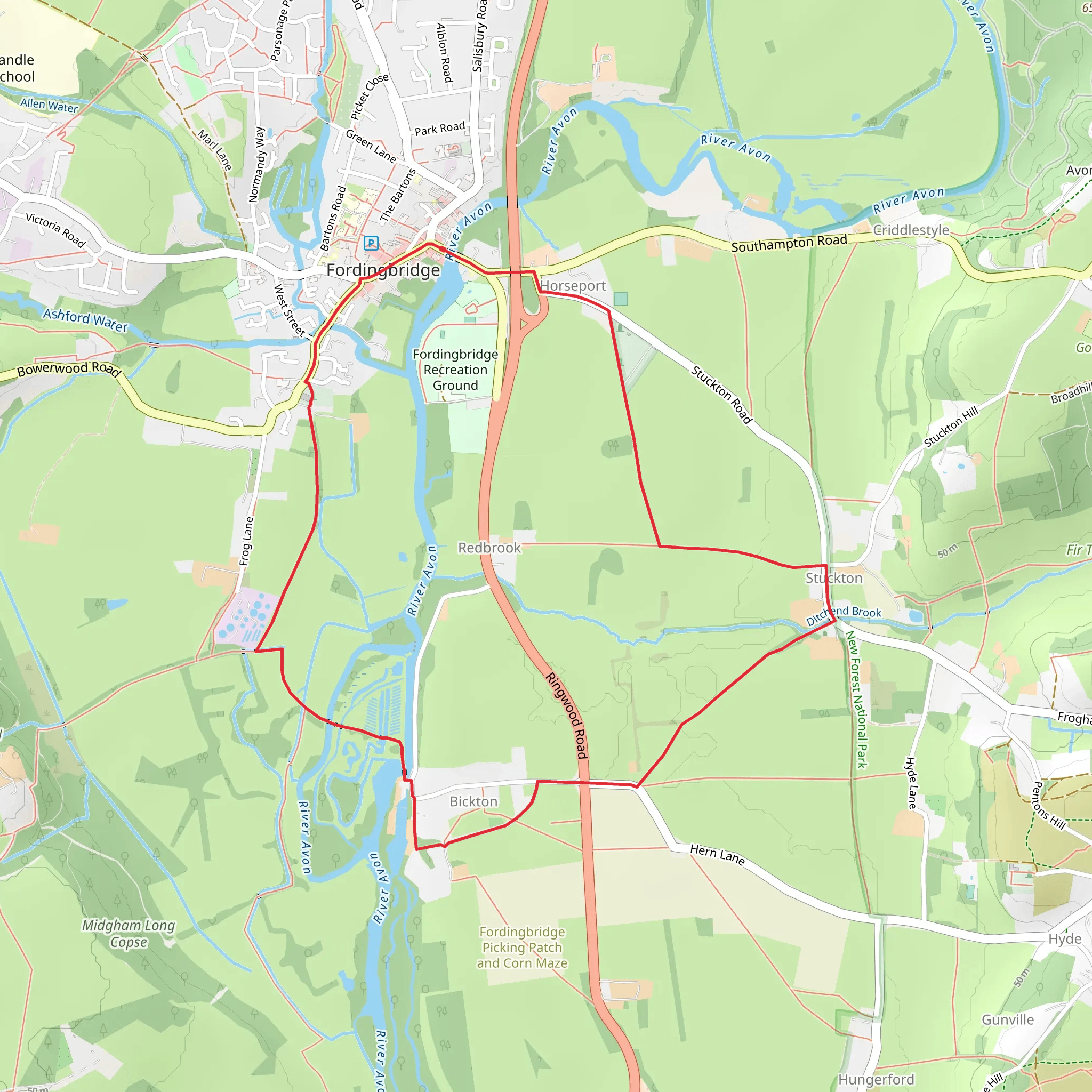 Fordingbridge Country Park Loop | Hampshire | England