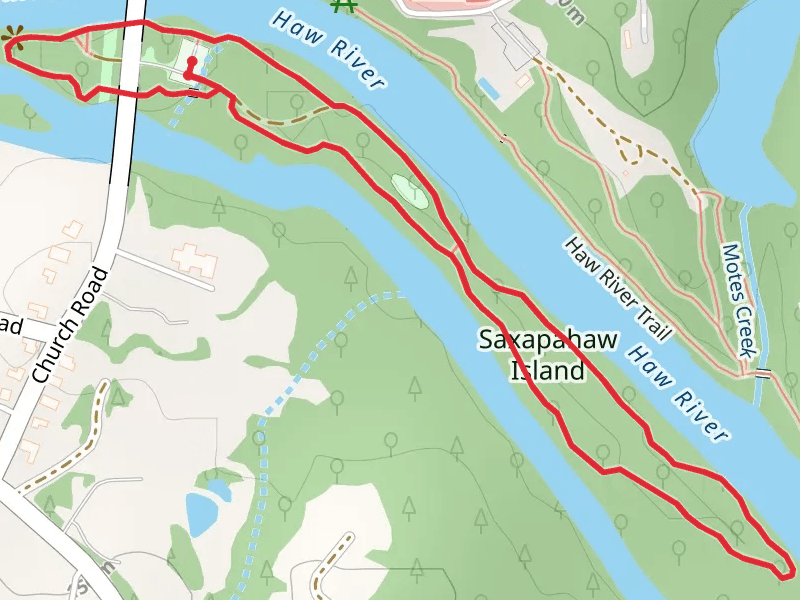 Saxapahaw Island Loop