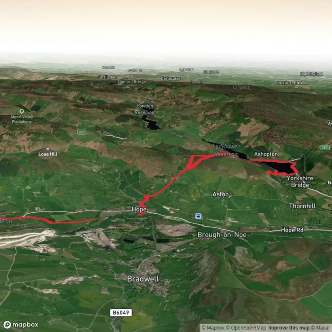 An image depicting the trail Win Hill & Crook Hill Ethel Bagging and its surrounding area.