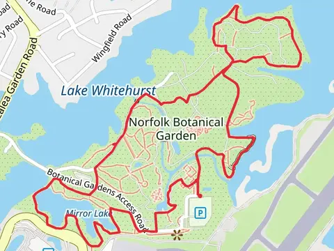 Norfolk Botanical Garden and Mirror Lake Loop