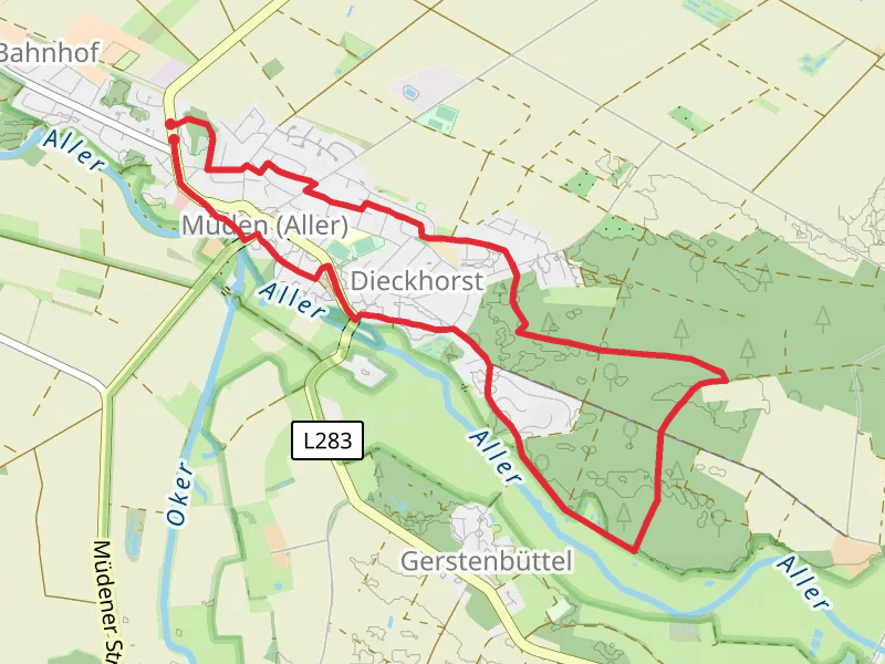 Rundwanderweg Aller Oker Aue Loop