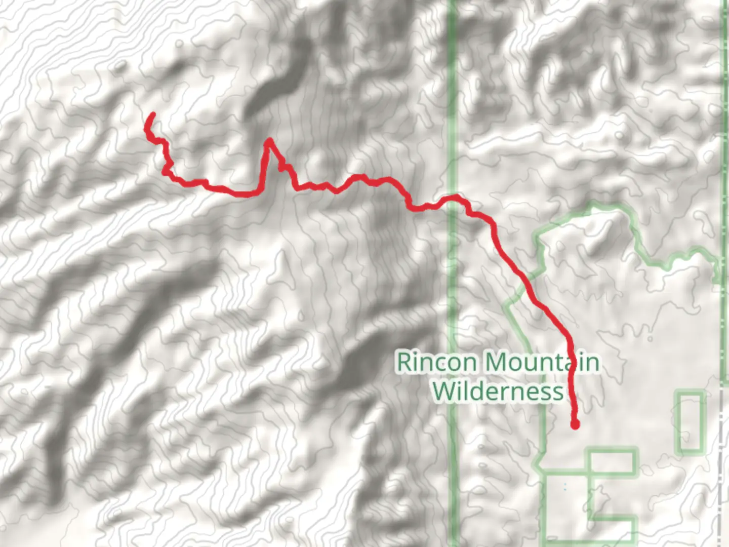 An image depicting the trail Manning Camp Trail and Devils Bathtub Trail and its surrounding area.