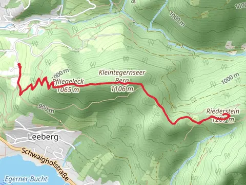 Pfliegeleck, Kleintegernseer and Berg Riedersteinkapelle Walk