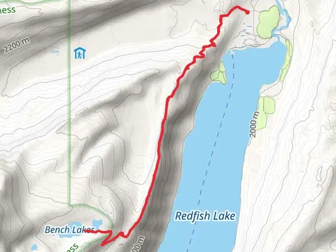 Bench Lakes via Fishhook Trail