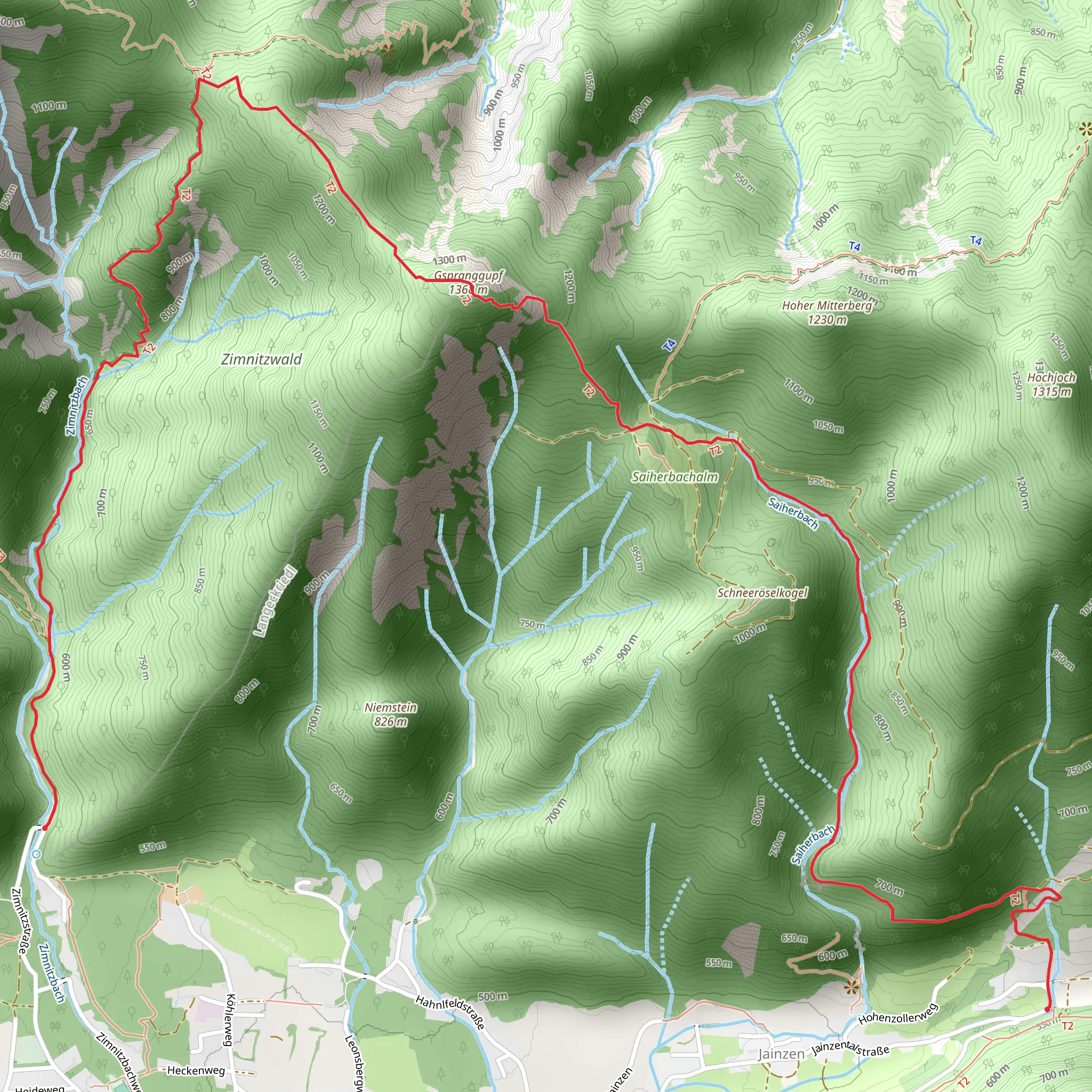 Gspranggupf mobile static map