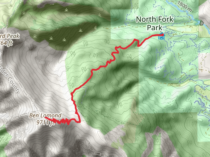 Ben Lomond via Cutler Ridge Trail