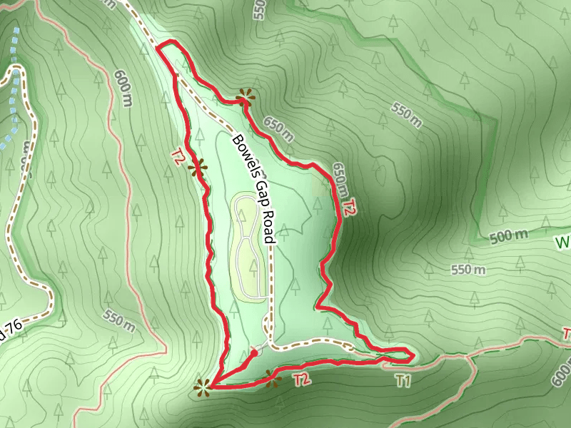 White Rock Mountain Rim Loop Trail