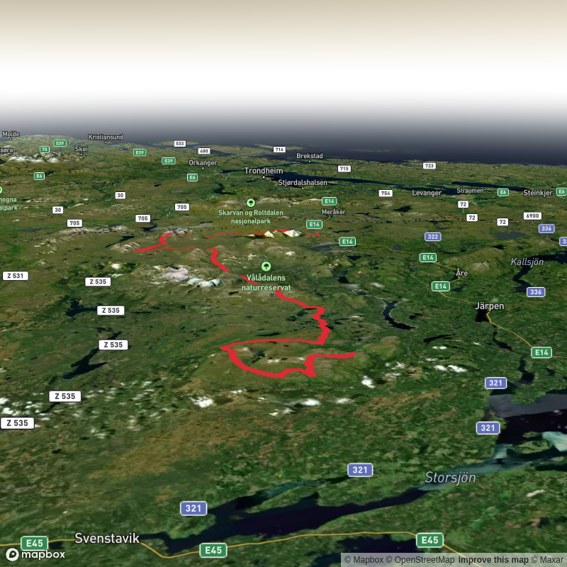 The Meander Route (The Jaemtland Mountain Traverse)