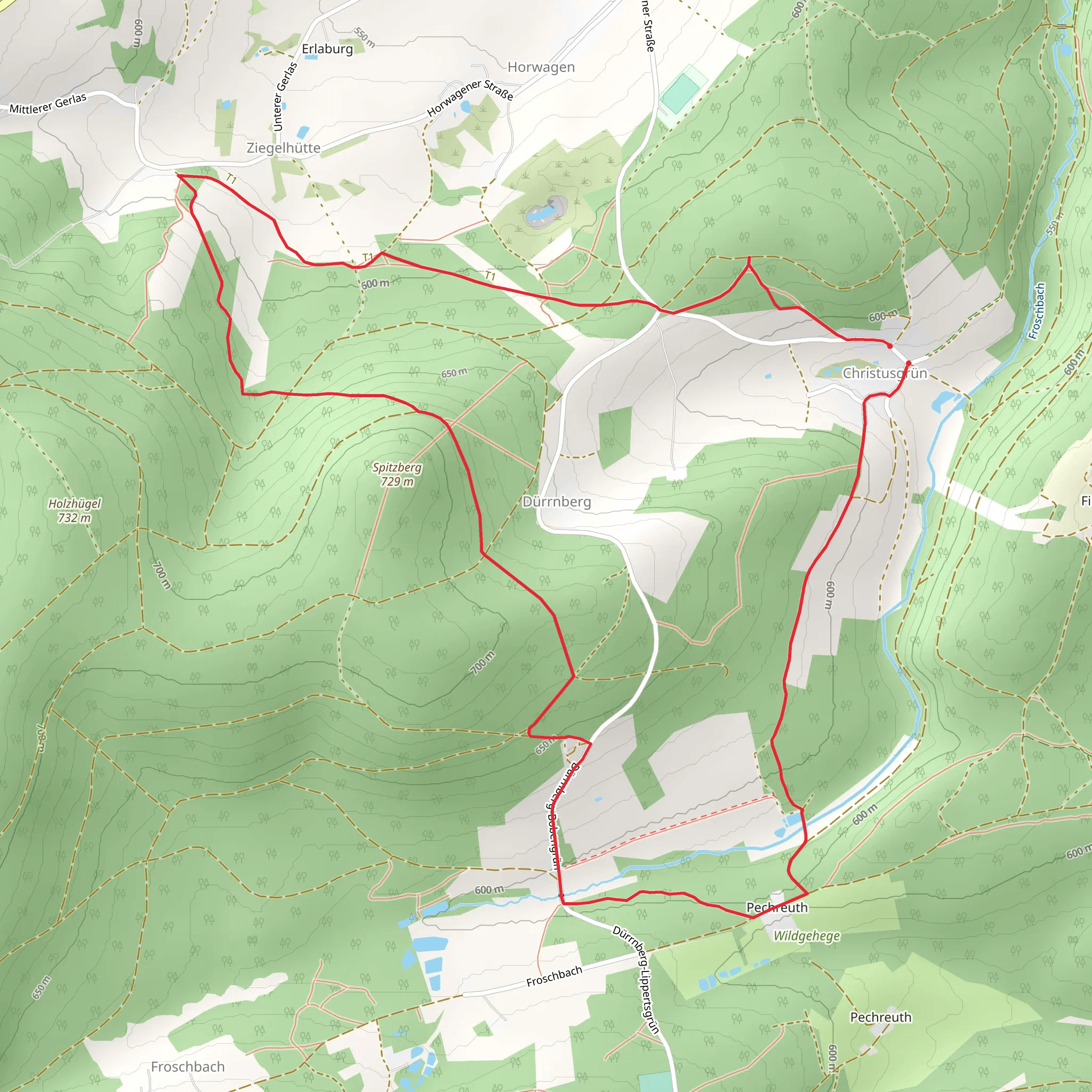 Forsthaus Weg mobile static map
