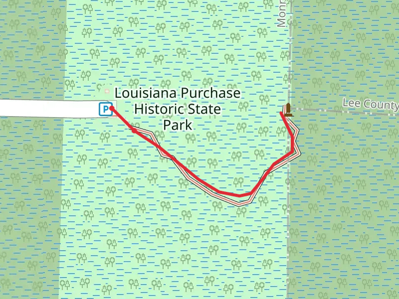 Louisiana Purchase Historic State Park Walk
