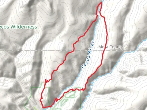 Hamilton Mesa Trail and Beatty's Loop Trail