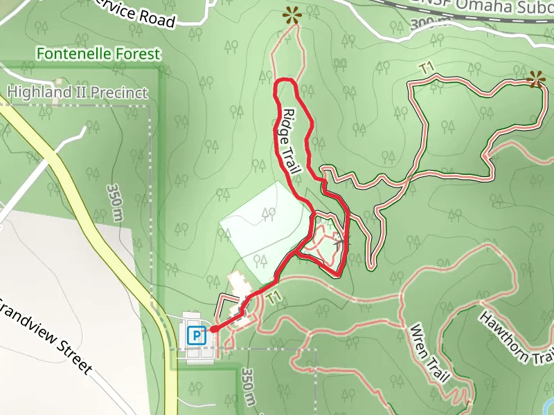 Ridge Loop Trail via Riverview Boardwalk