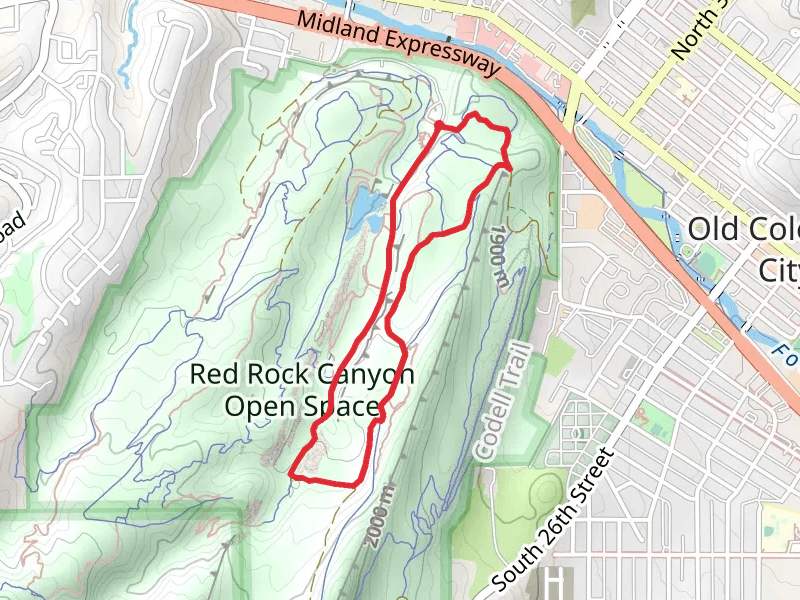 Red Rock Rim and Red Rock Canyon Loop Trail