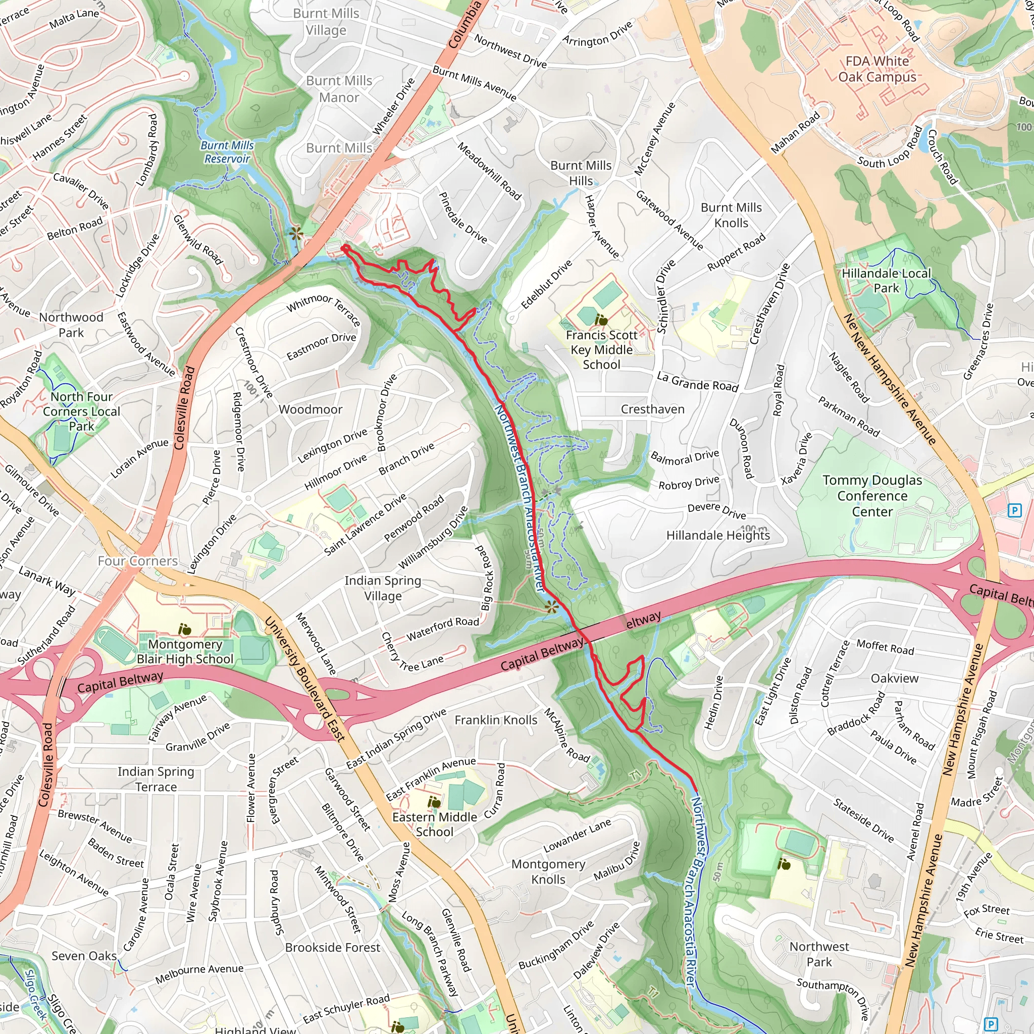 Northwest Branch Trail and Fall Line Loop Trail | Montgomery County