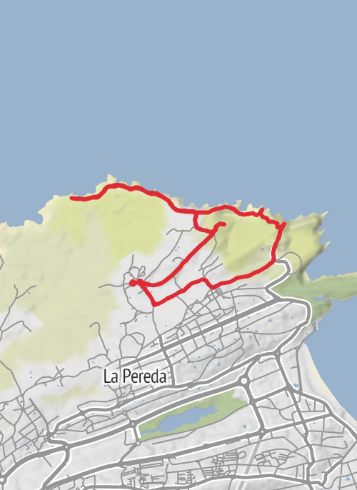 Santander Walking mobile static map