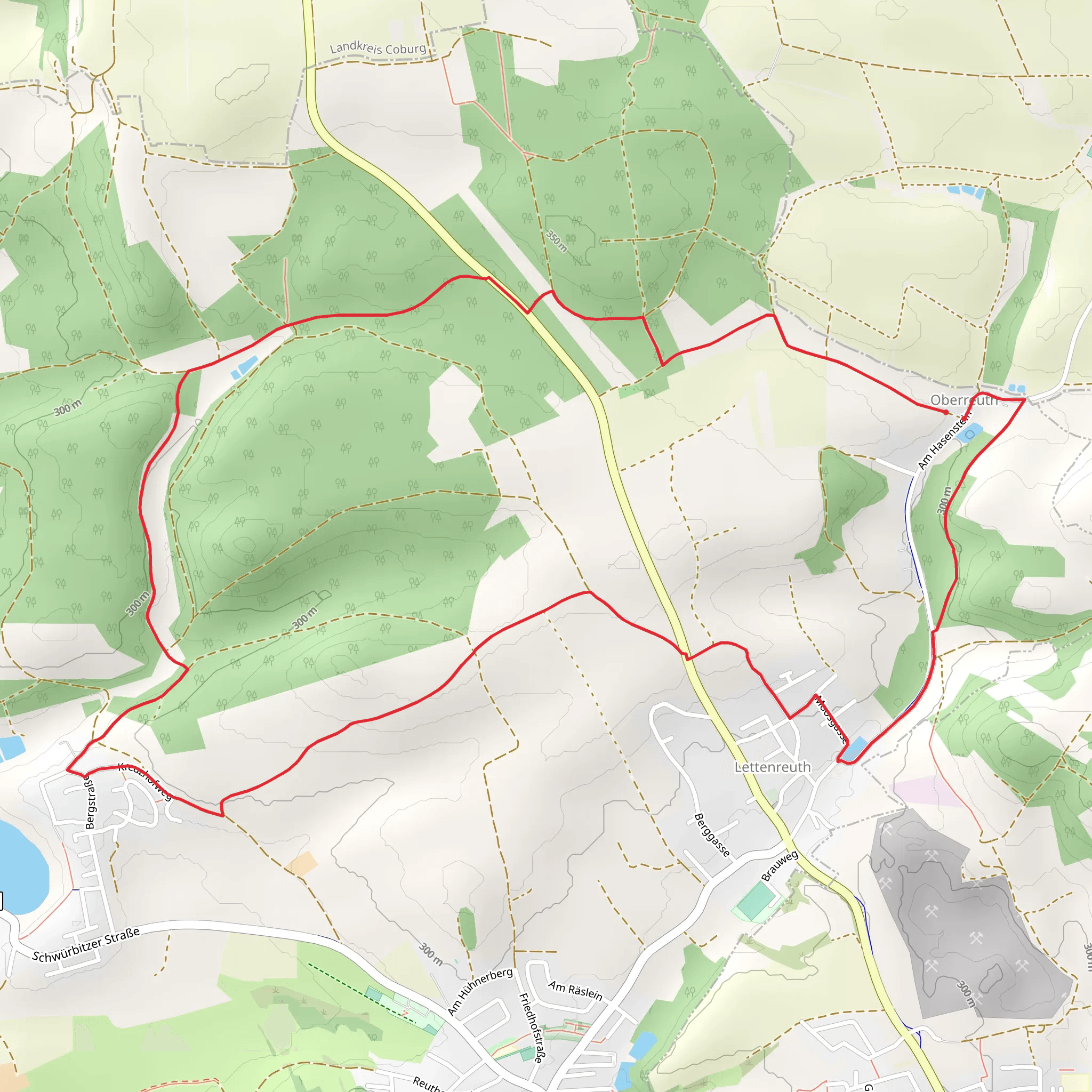 Wildhuegelweg mobile static map