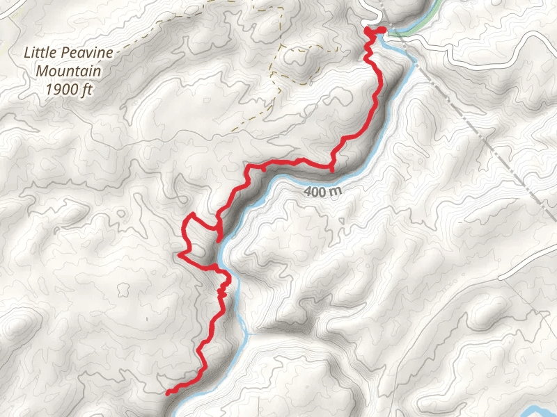 Cumberland Short Trail from Otter Creek Road