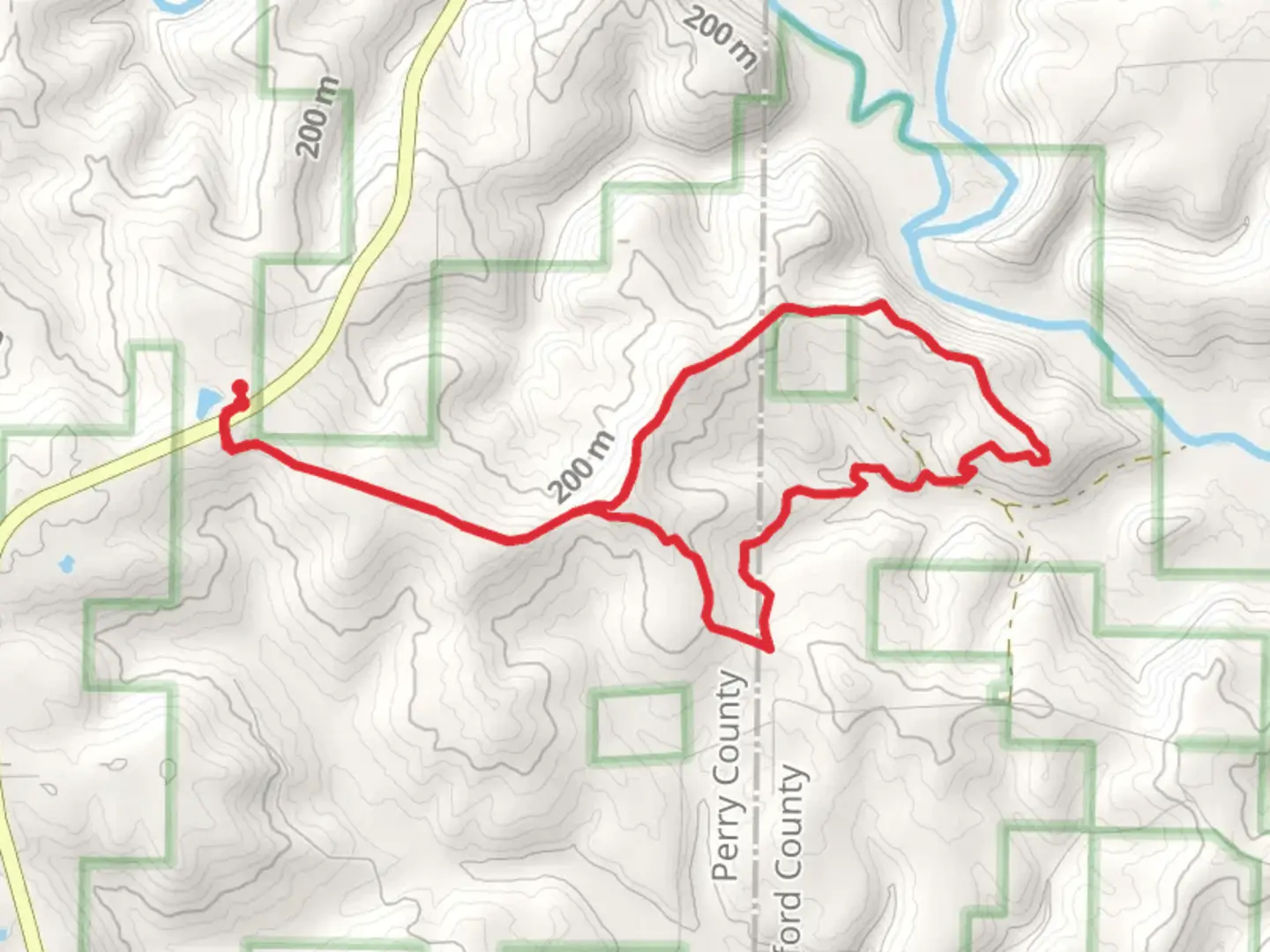 An image depicting the trail Oriole Lake Loop and its surrounding area.