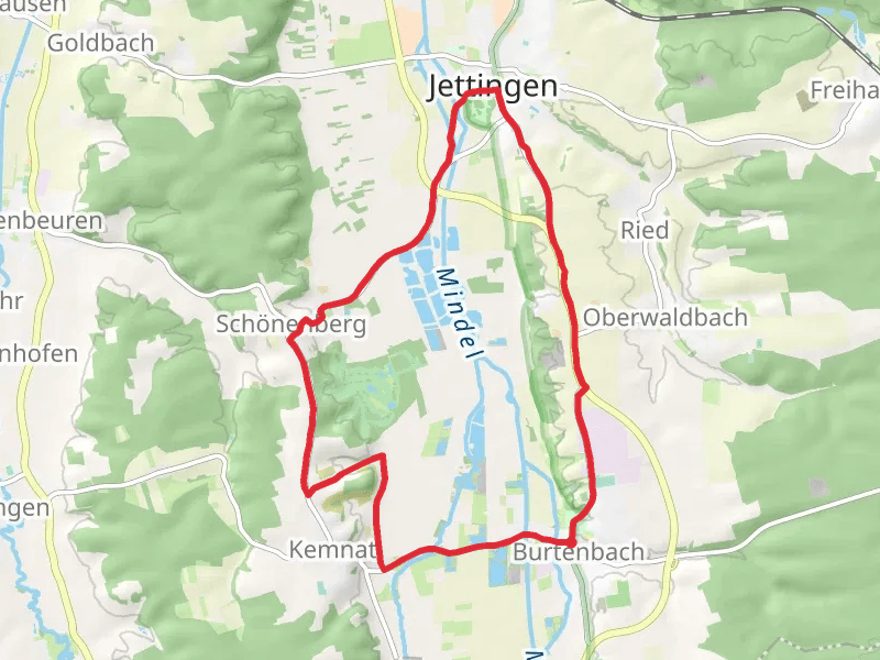 Burtenbach and Schloss Jettingen Loop