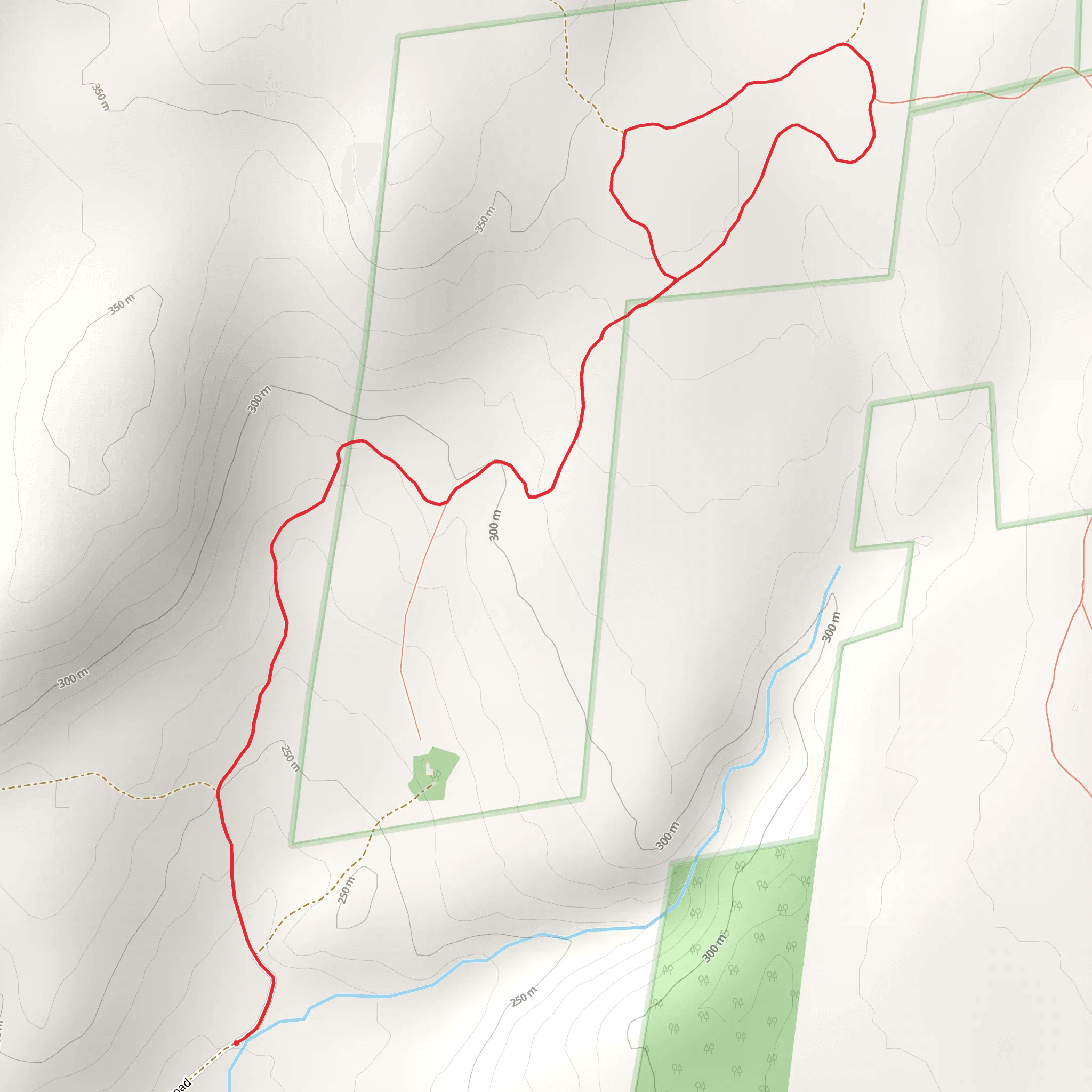 Number Six Road Loop mobile static map